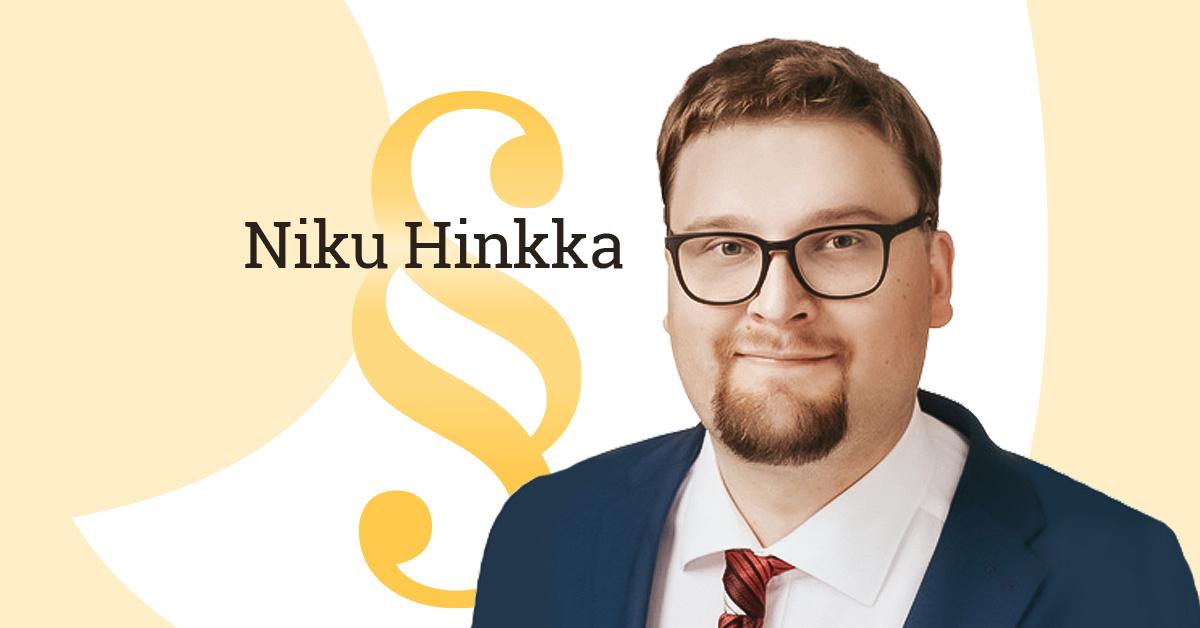 Kirjoittaja Niku Hinkka.
